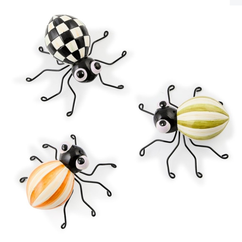 Mackenzie-Childs Fergal's Friend Spiders, Set Of 3. New in Box! Adorable! - Picture 2 of 3